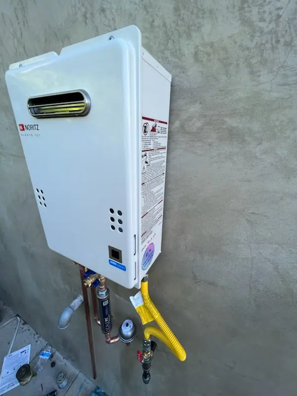 Tankless water heater installation for Reynolds homes